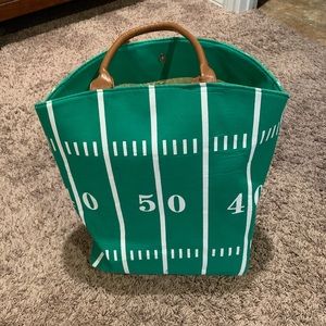 Football tote bag.